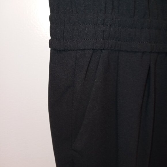 𝅺Joie Mardalina Black Sleeveless Jumpsuit Ankle cuff Size S, NWT  /B3 - Picture 5 of 10